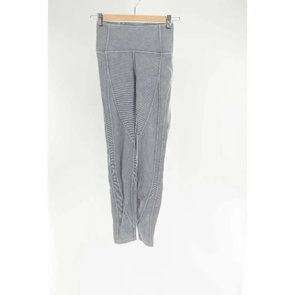 Lululemon Wunder Under High-Rise Tight *Snow Washed Ribbed  28" Washed Luna | 2 - Picture 3 of 10